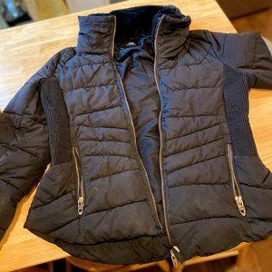 Zara Outwear Fitted Black Jacket